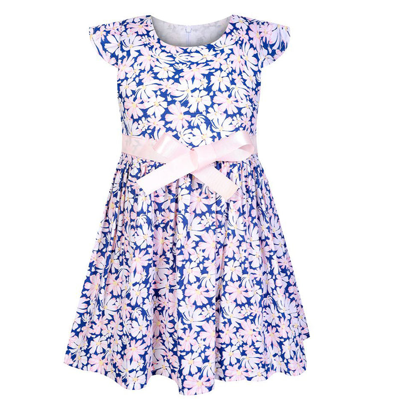 DANGRI DRESS WITH SMILY POCKETS - Carrot Pink